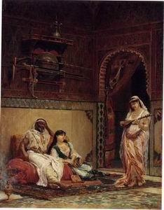 unknow artist Arab or Arabic people and life. Orientalism oil paintings 23